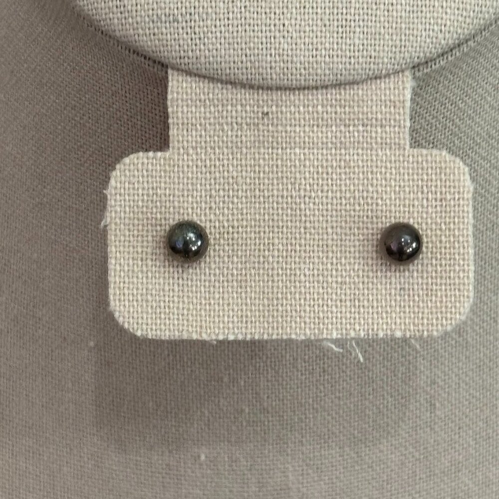 925 Round Ball Earrings